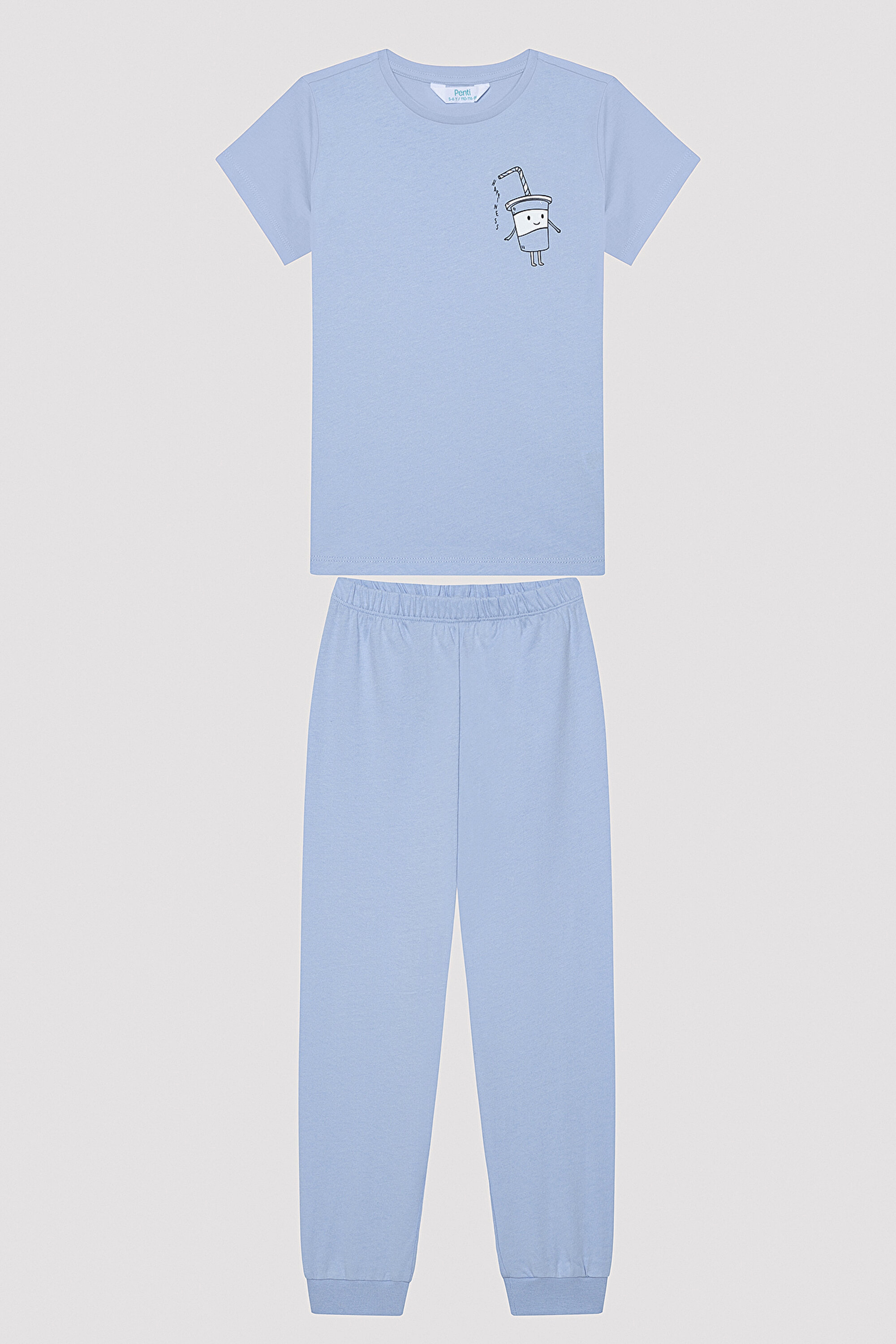 B.STRIPE CK SS 2 PACK PJ, 11-12, MIX MIX