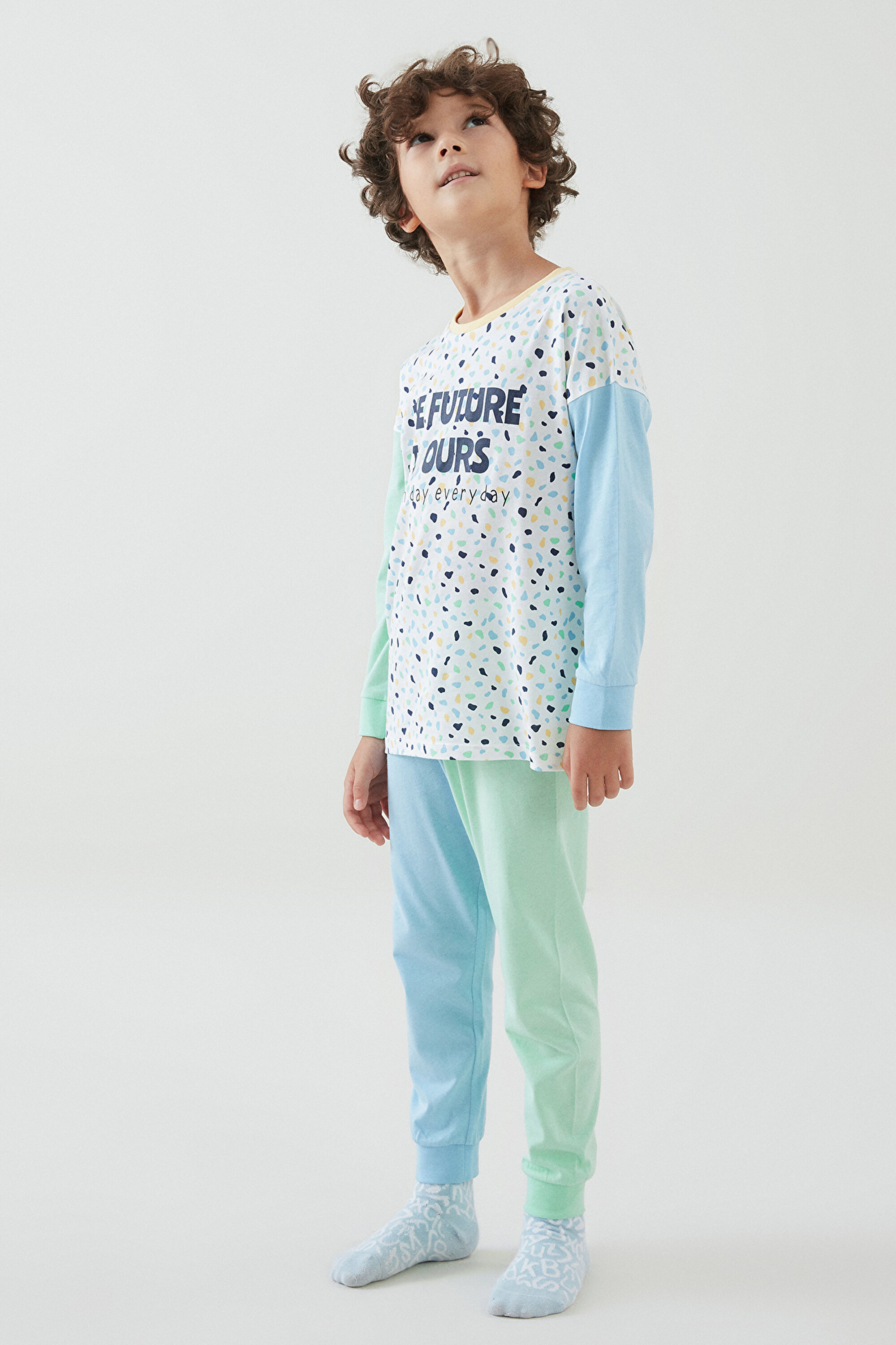 BOYS EVERYDAY LS 2LI PJ SE, 112, MIX MIX