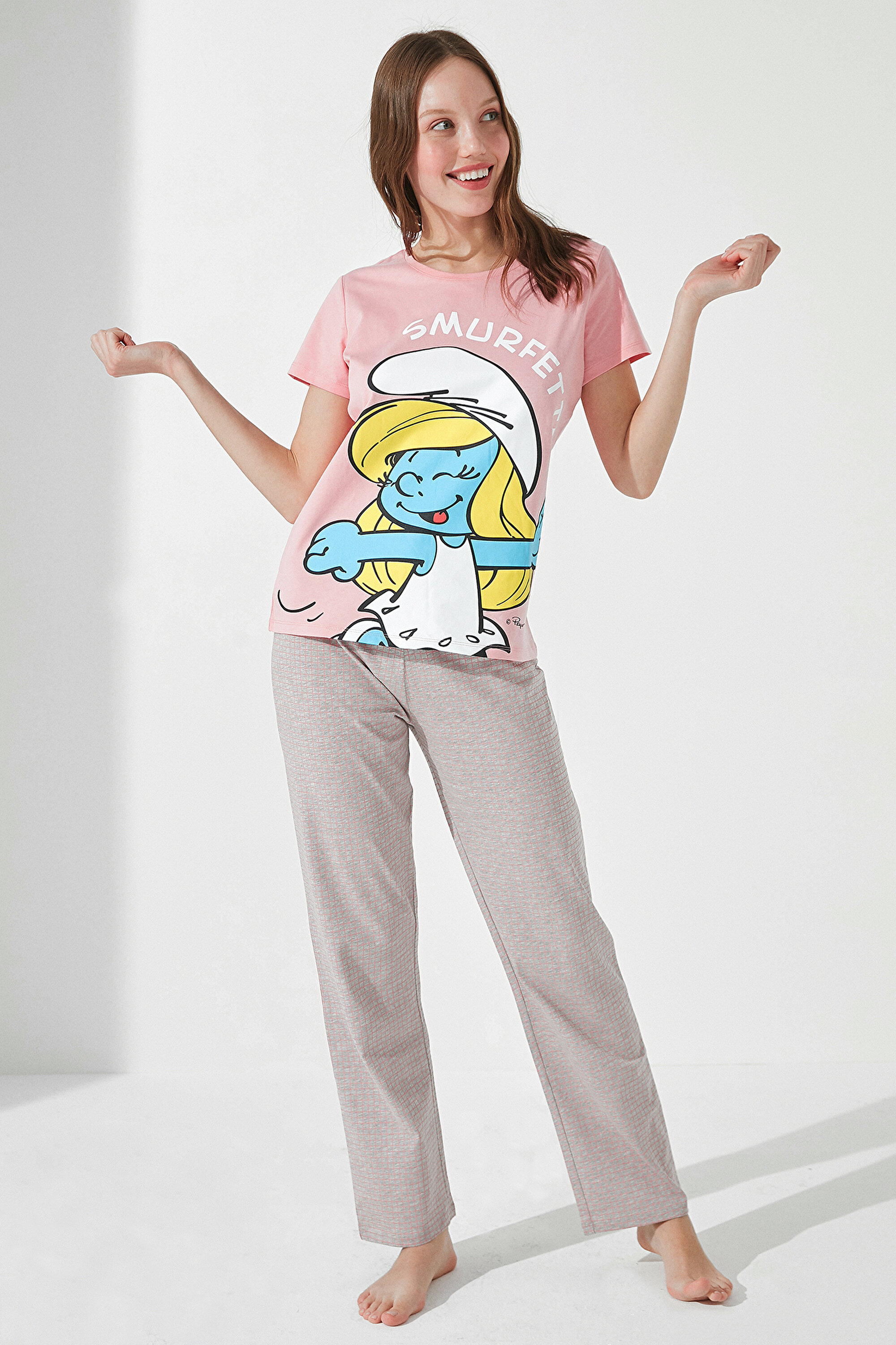 LIC SMURFETTE SS PANTOLON SE, L, MIX MIX