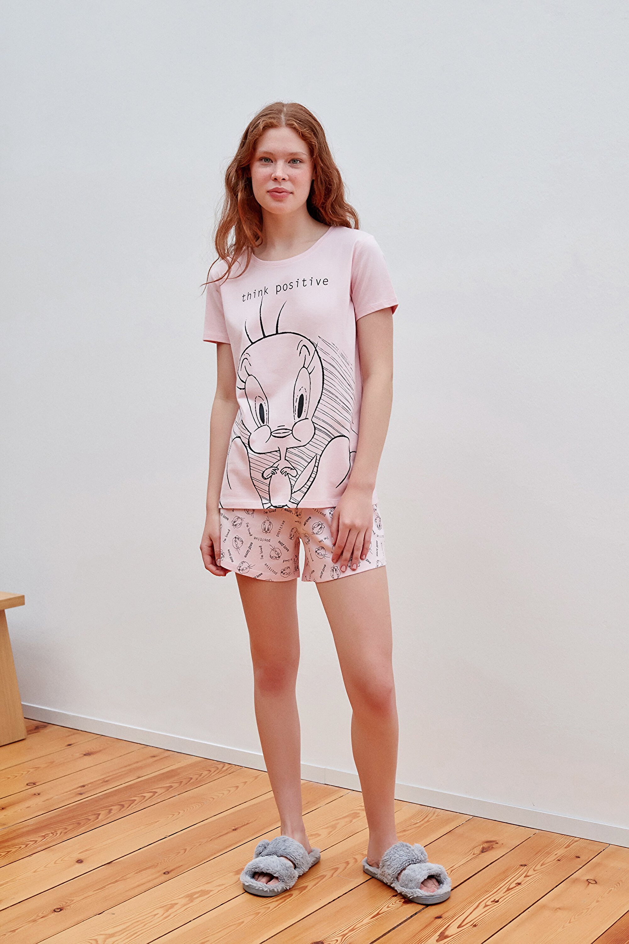 LIC POSITIVE TWEETY, 3XL, PN9 ACIK PEMBE