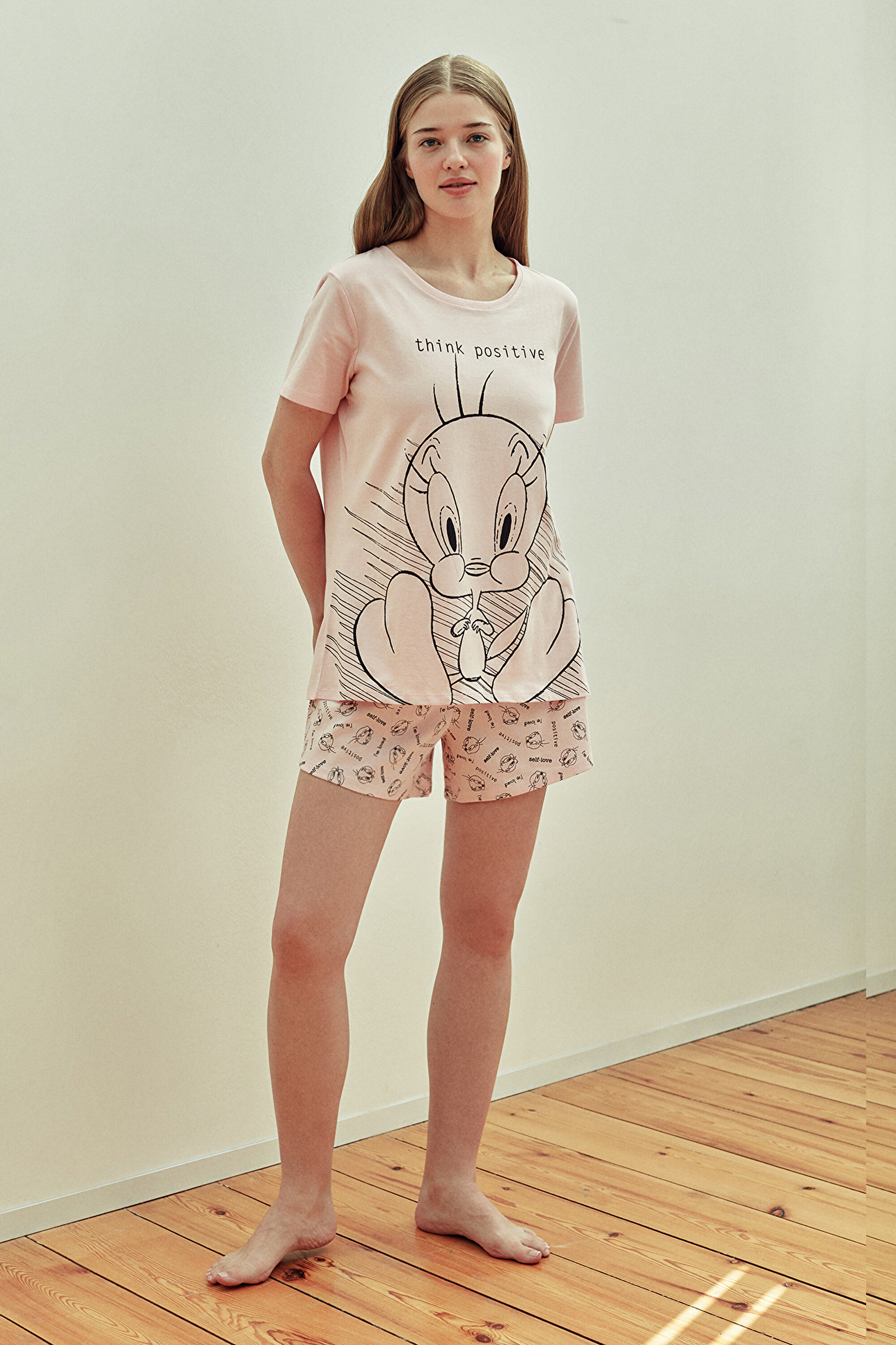 LIC POSITIVE TWEETY, 3XL, PN9 ACIK PEMBE