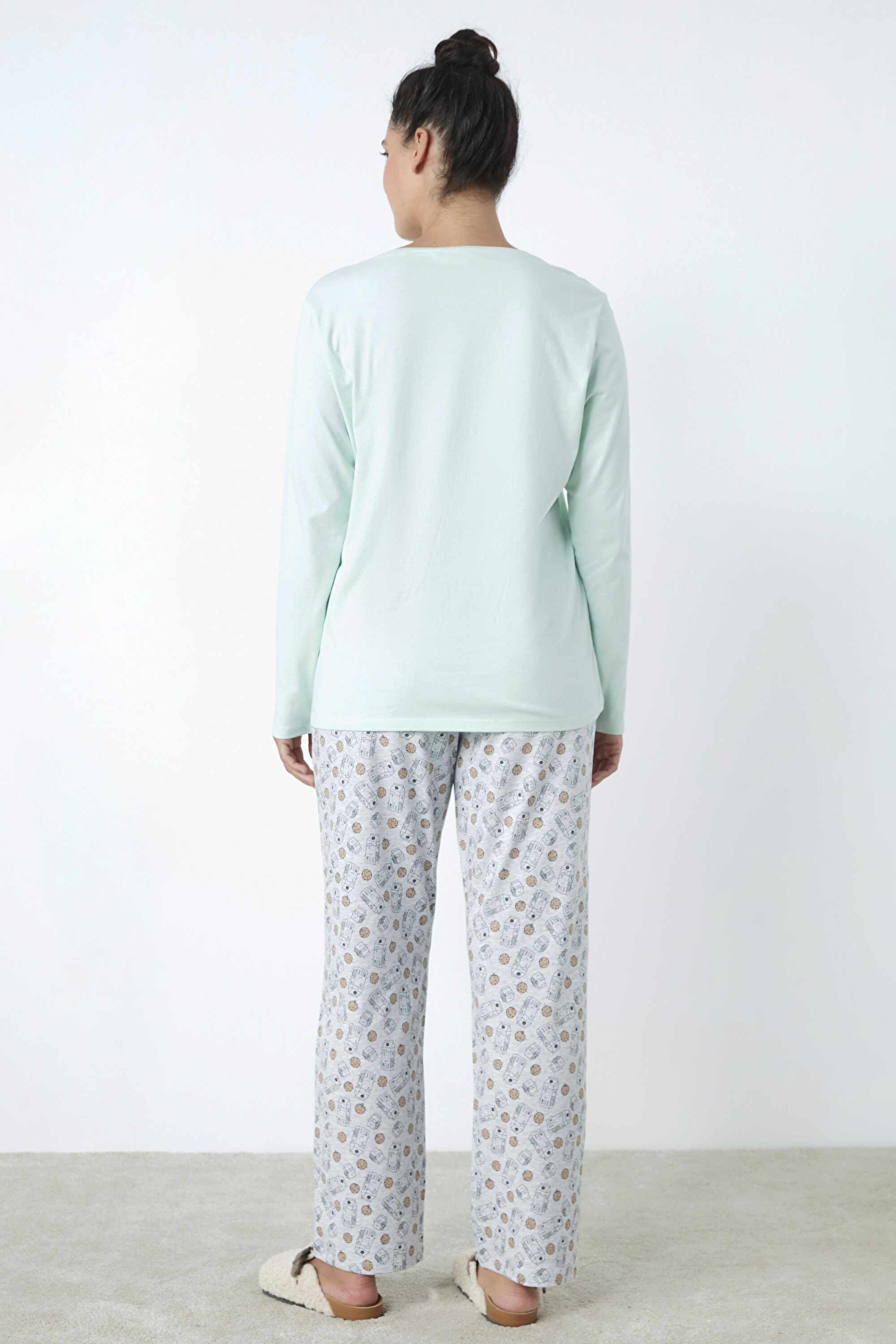 WONDERFUL PLACE LS PANTOLON, L, MIX MIX