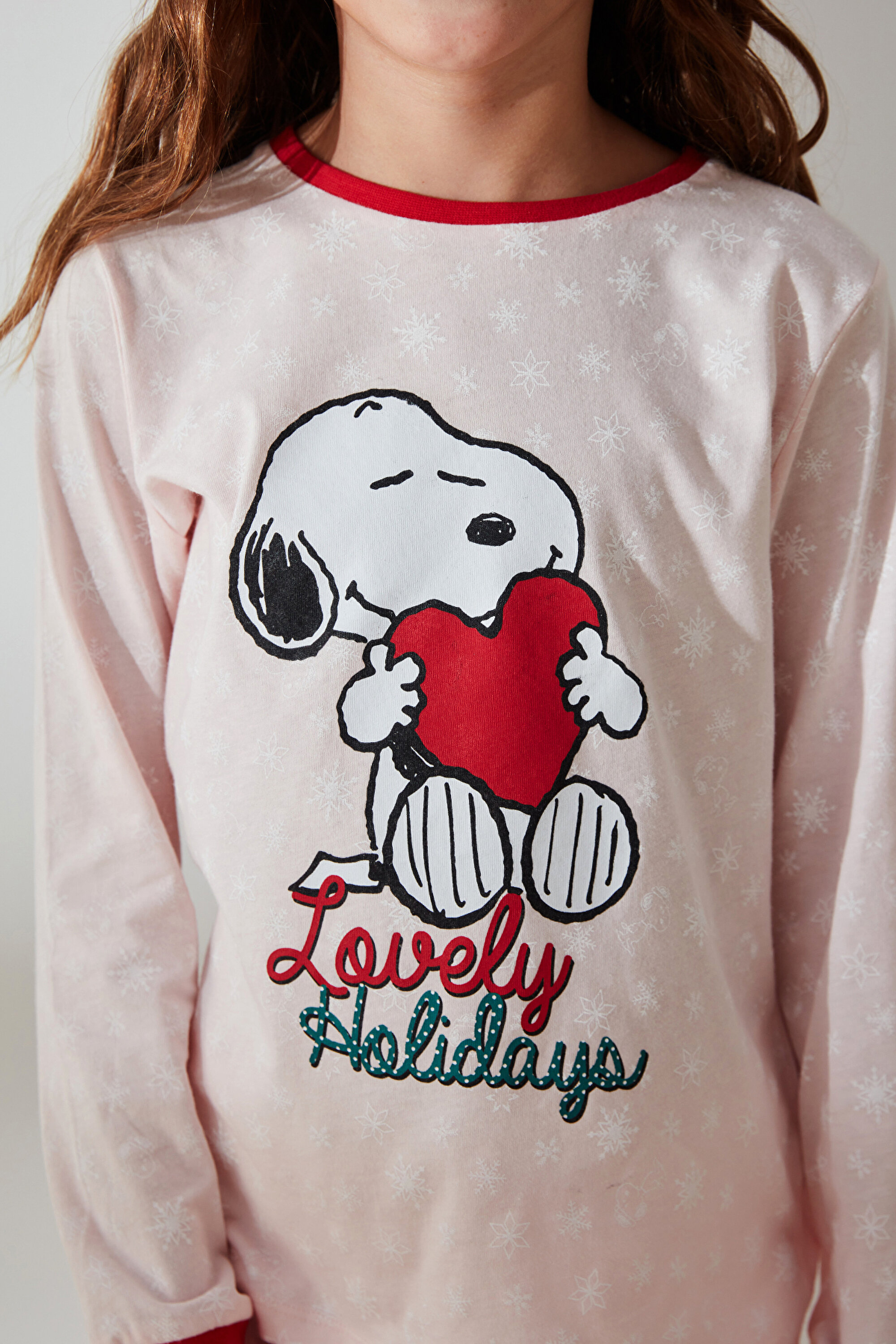 GIRLS LIC SNOOPY NY 2LI, 3-4, PN11 PEMBE