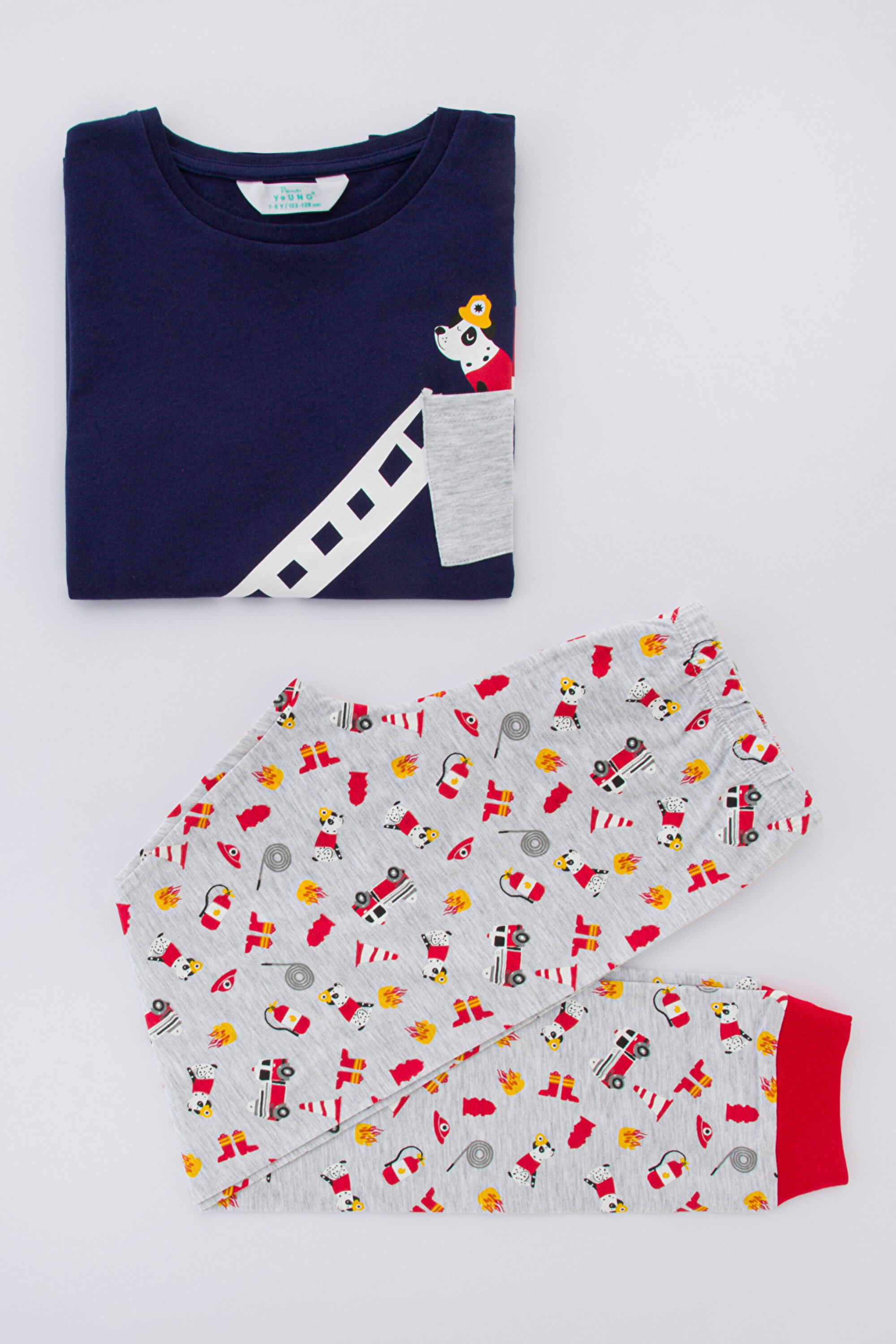 BOYS FIRE 4LÜ PJ SET, 11-12, MIX
