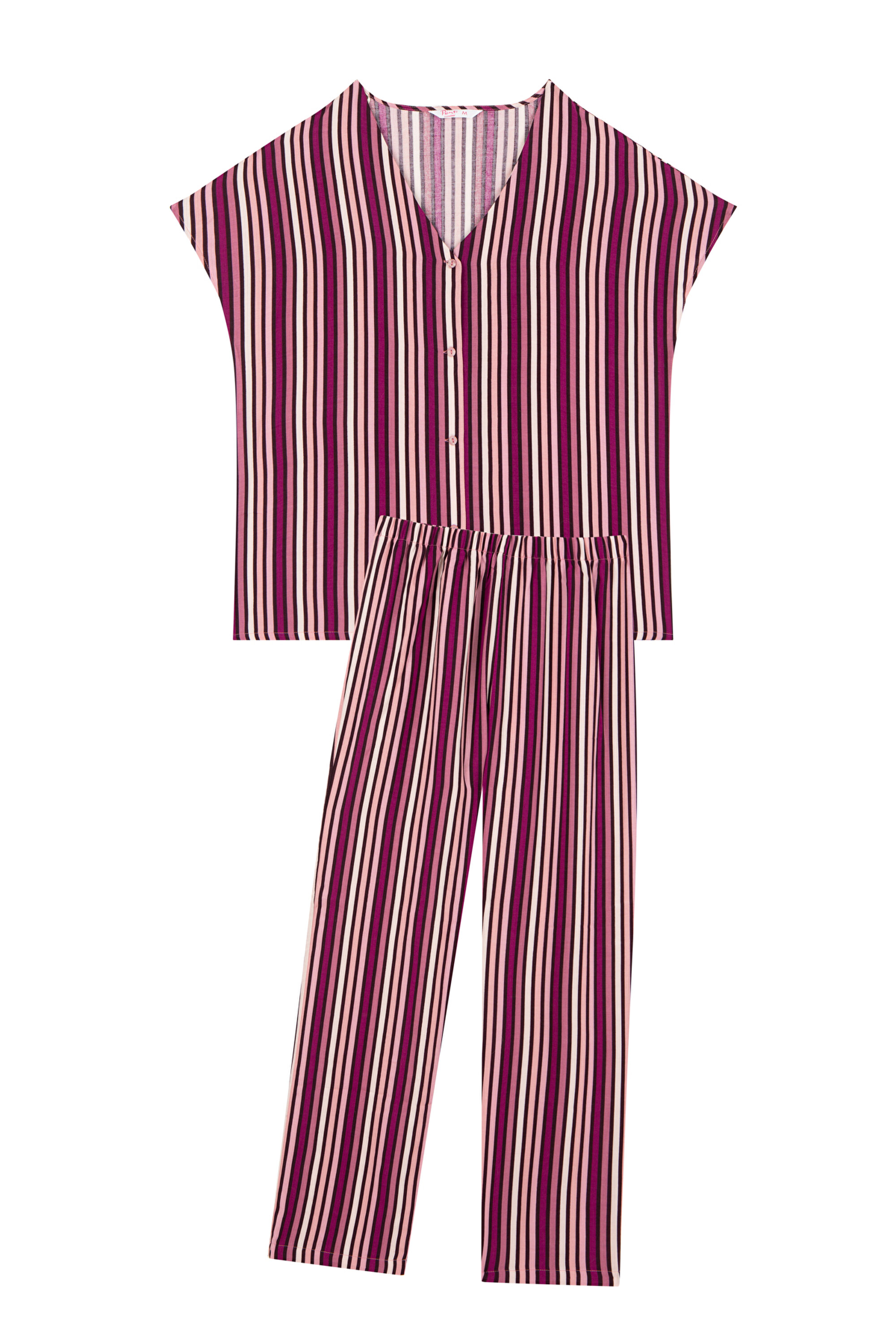 BURGUNDY STRIPE SS GÖM, 3XL, BR19 MURDUM