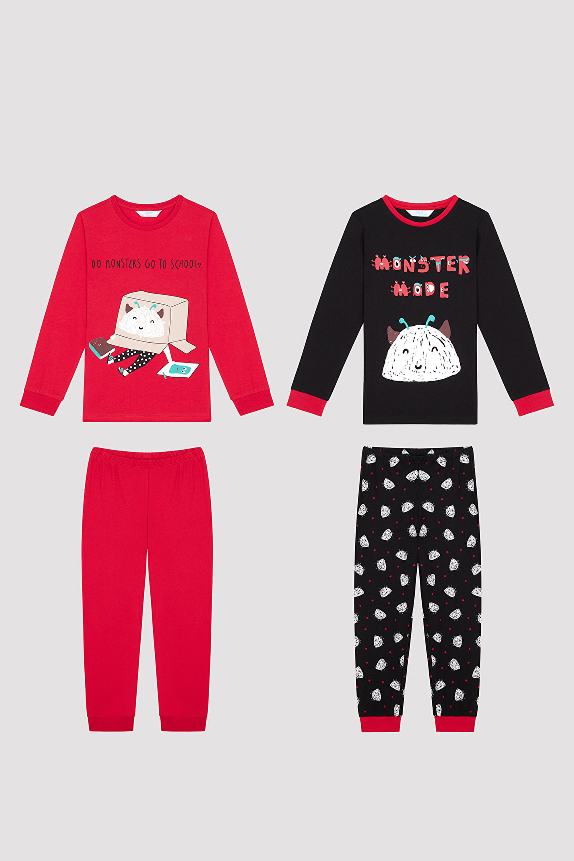 B.MONSTER MODE LS 2 PACK, 11-12, MIX MIX