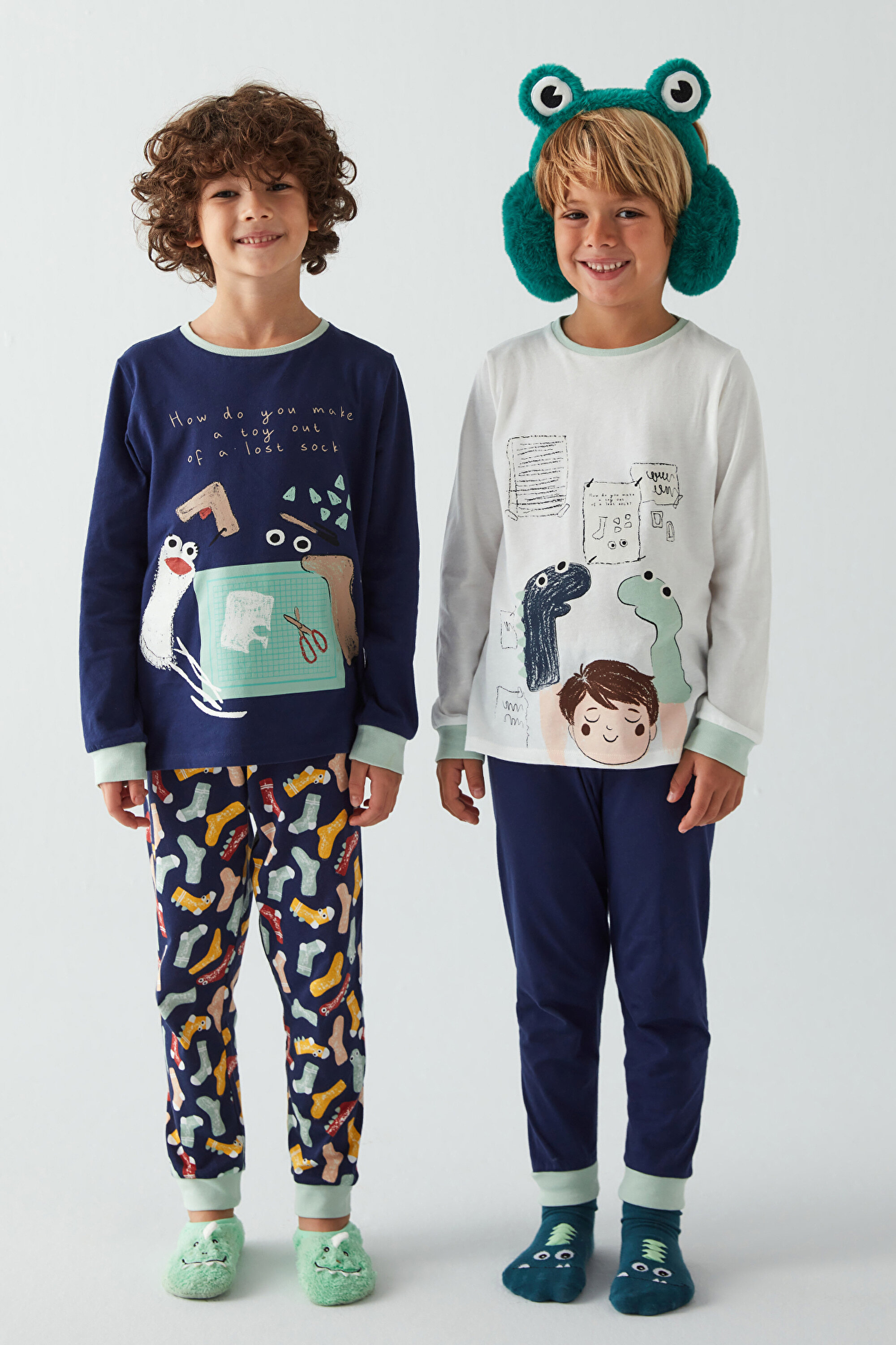 BOYS LOST SOCK LS 4LU PJ S, 112, MIX MIX