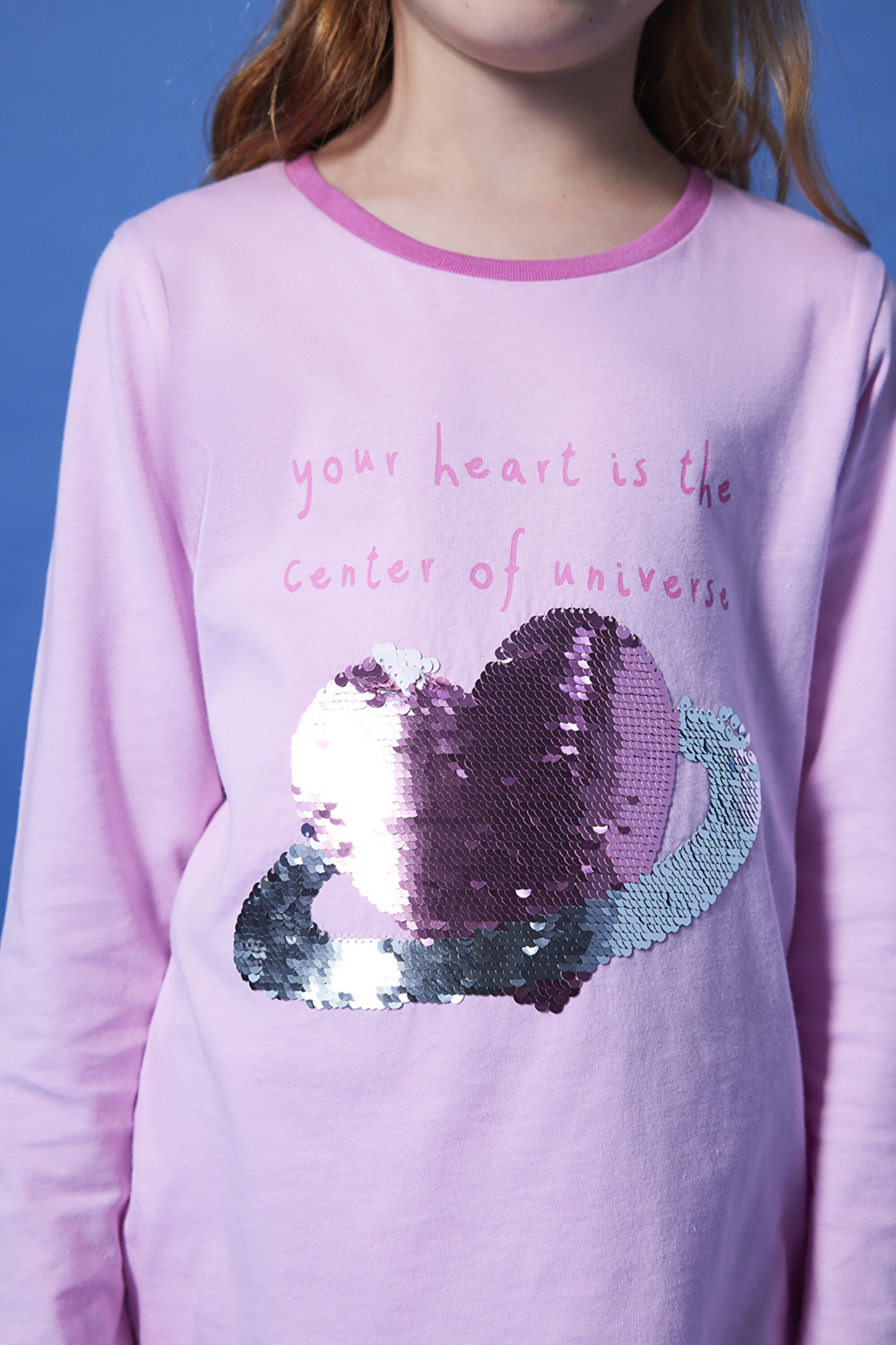 GIRLS MY GALAXY LS 2LI, 3-4, PN72 PEMBE