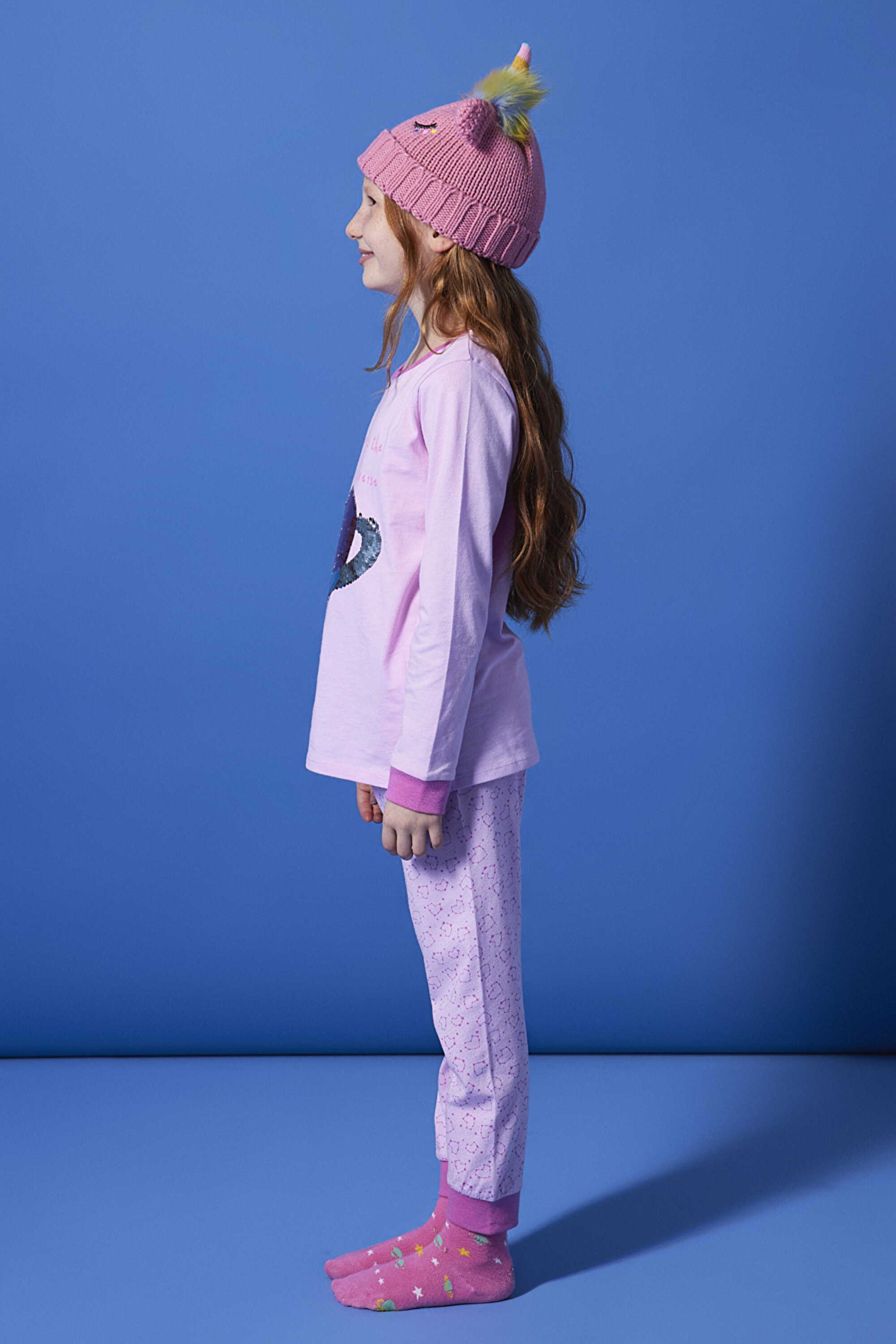 GIRLS MY GALAXY LS 2LI, 3-4, PN72 PEMBE