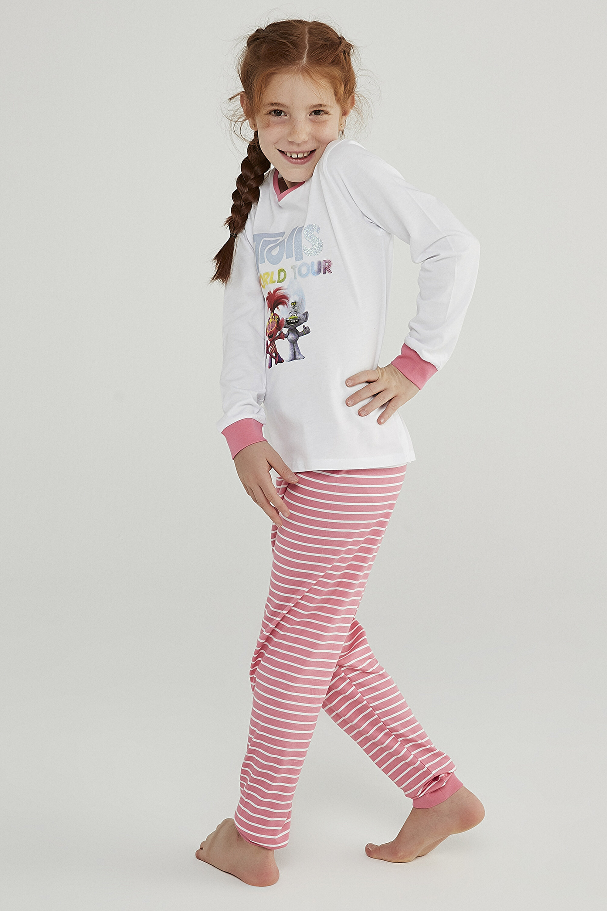 GIRLS LIC TROLL GLITTER LS 2LI, 3-4, MIX