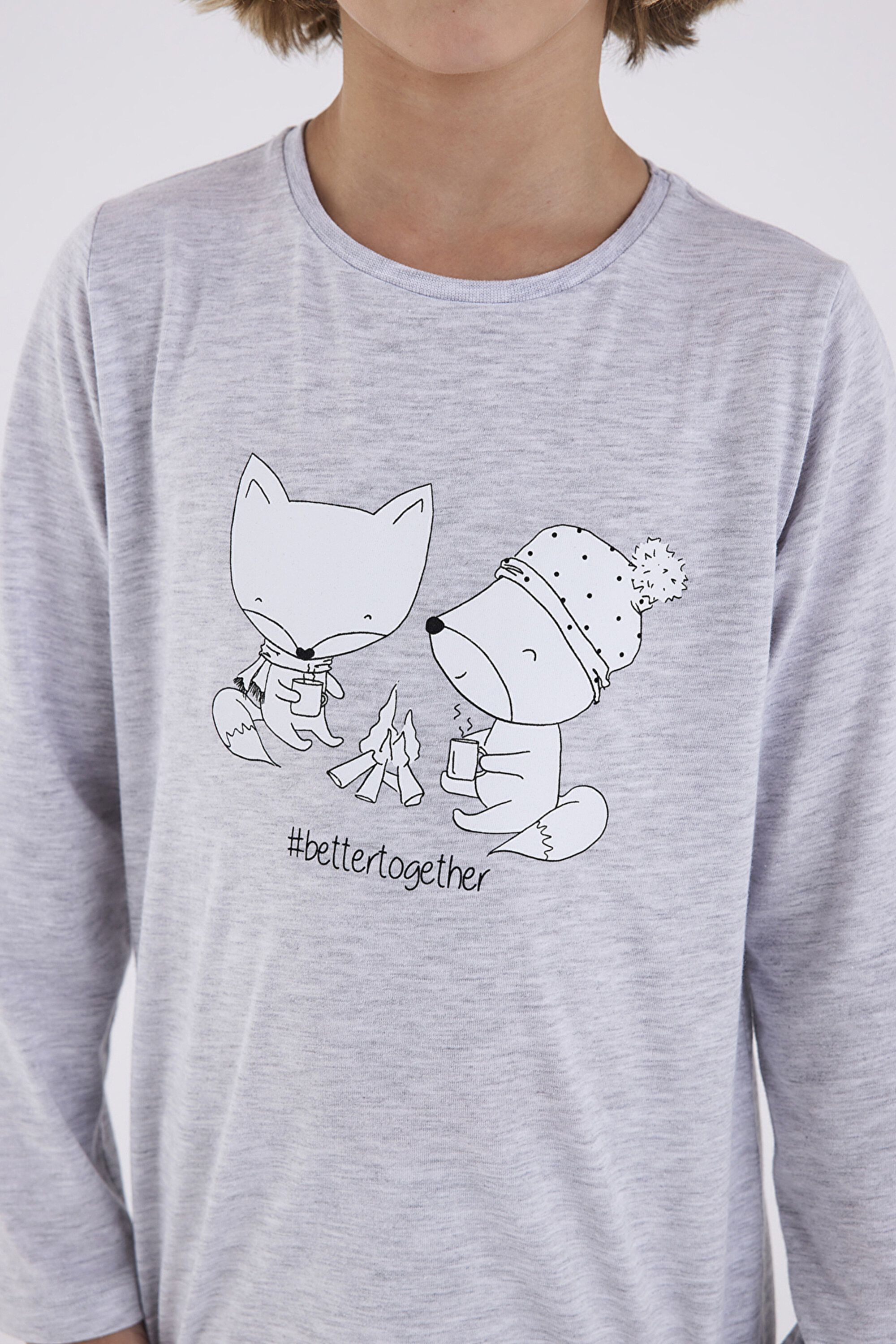BOYS FOXY CK LS 2, 112, AGJ A.GRI MELANJ