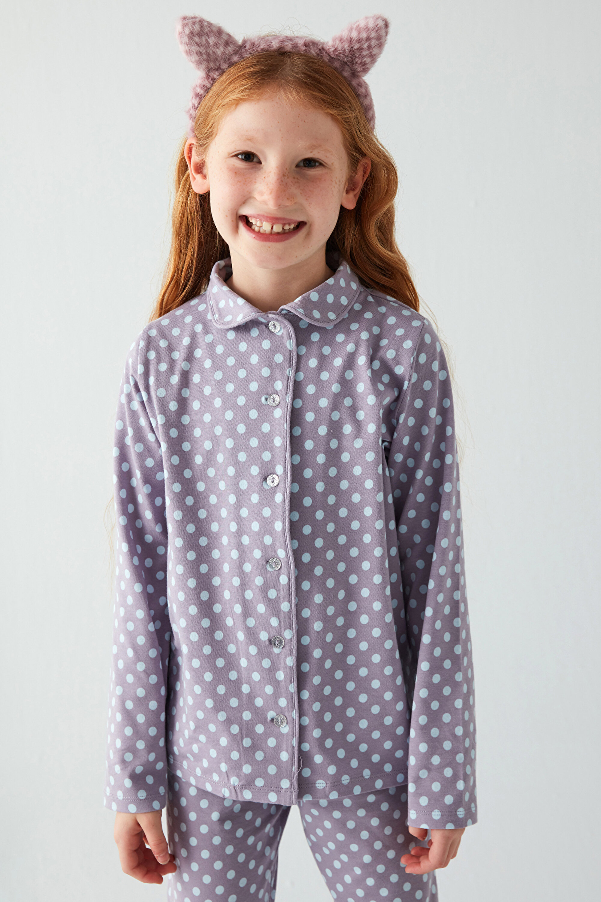 GIRLS BETTER DOT LS 2LI, 3-4, LA39 LILA