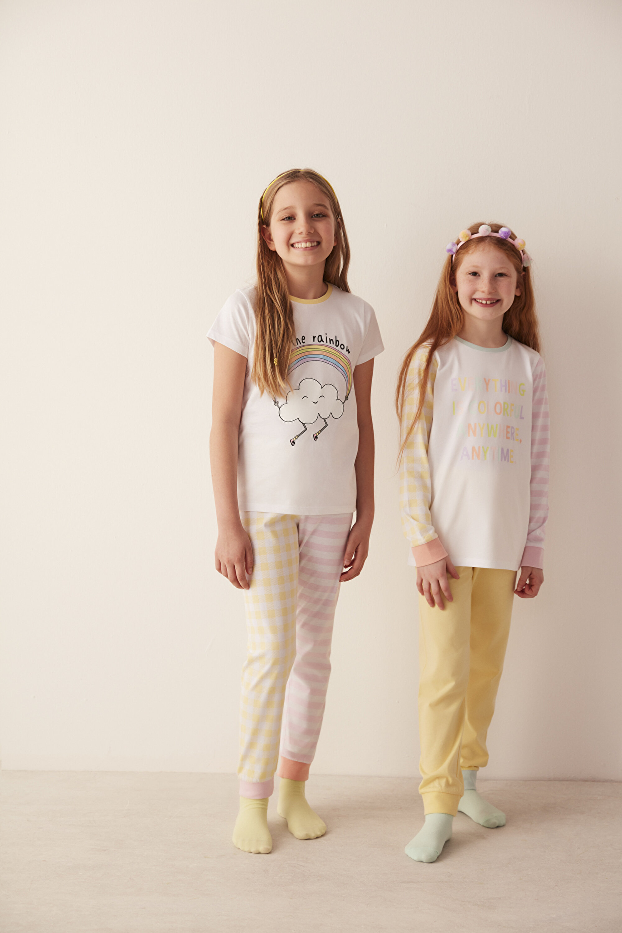 G.COLORFUL LS-SS 4 PACK PJ, 112, MIX MIX