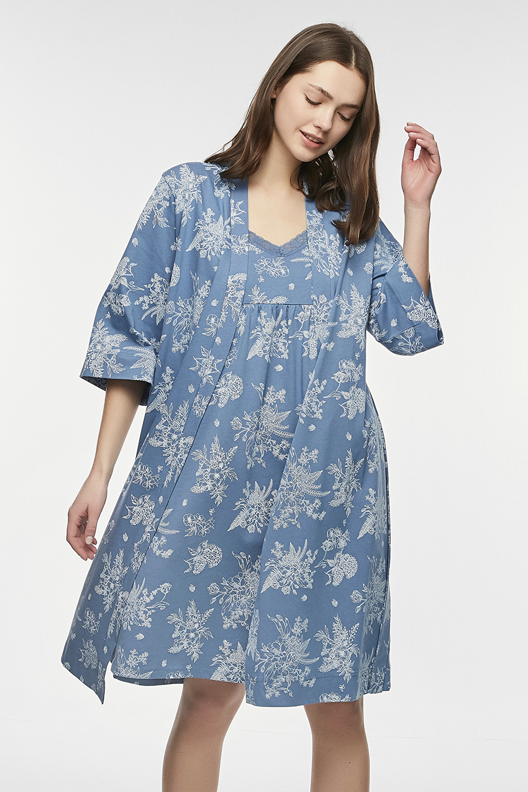 BLUE MAMA SABAHLIK, M/L, BL6 MAVI