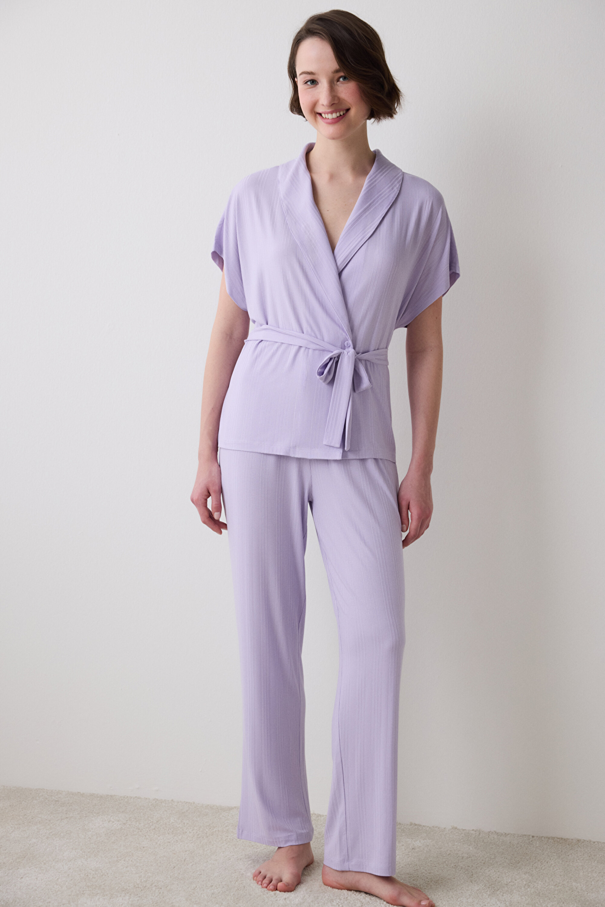 Lana Lila Pantolon Pijama Takımı PNZ6VZ0325IY-LA14 - LILA - Penti