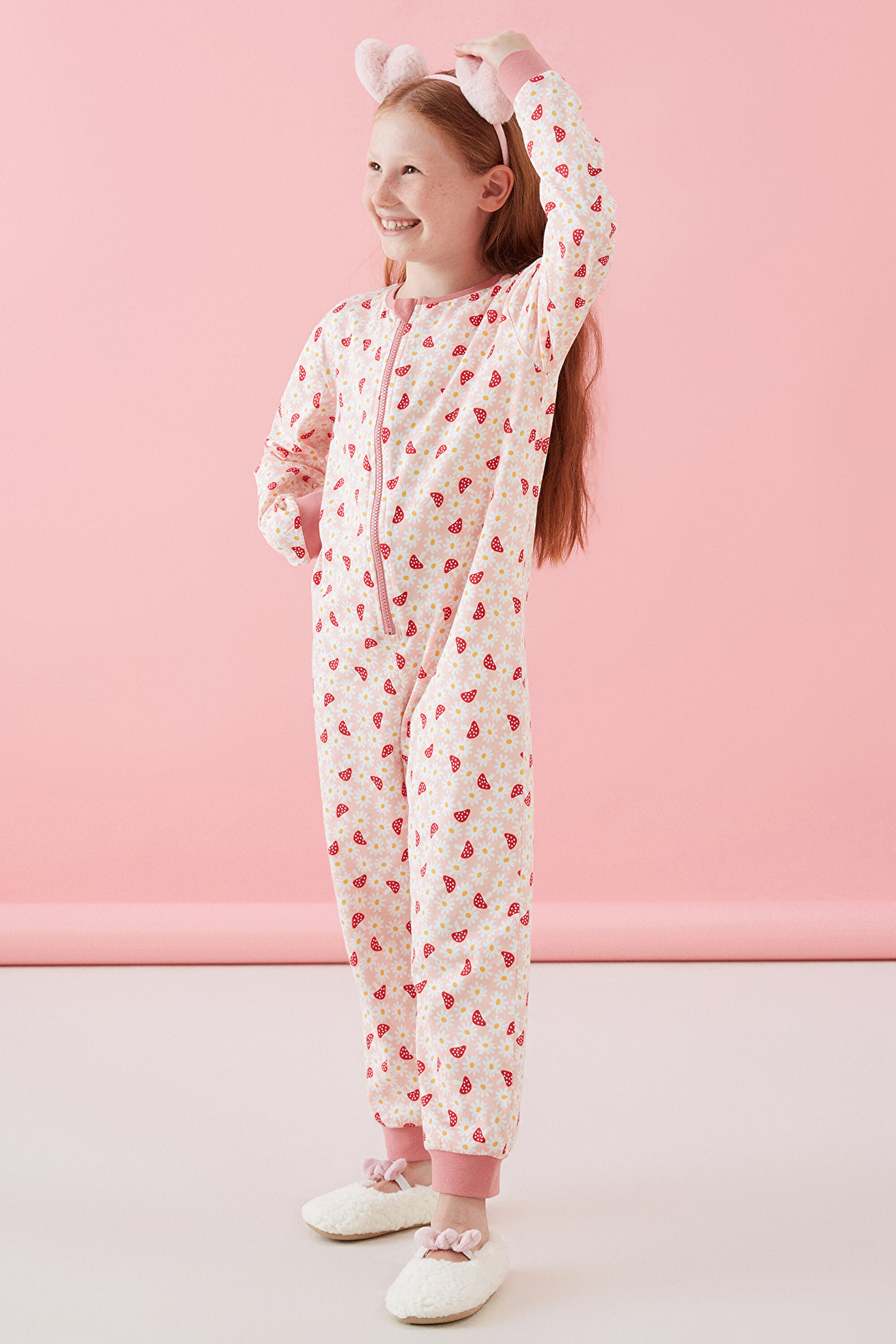 GIRLS DAISY LS TULUM, 3-4, PN13 A.PEMBE
