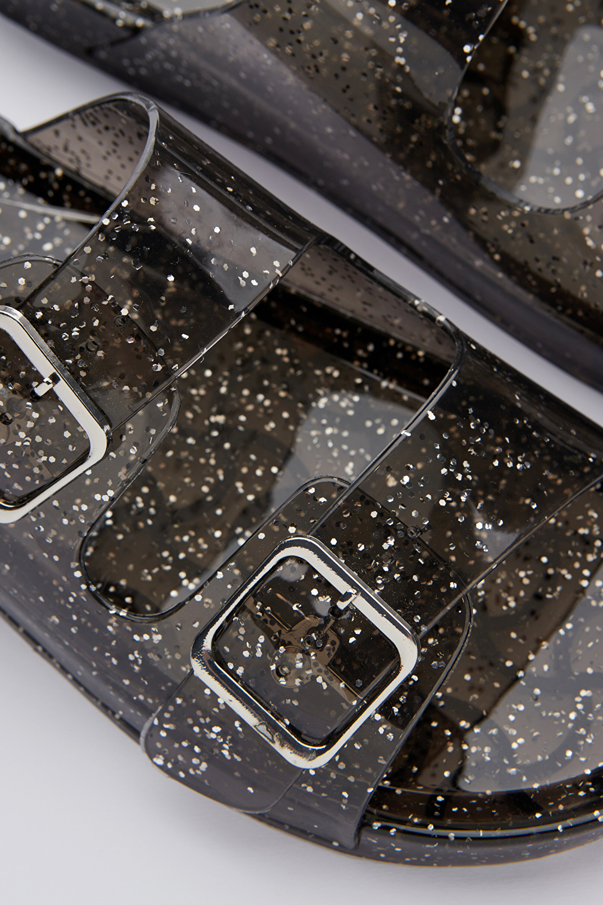 GLITTER JELLY TERLIK, 36, BK3 SIYAH