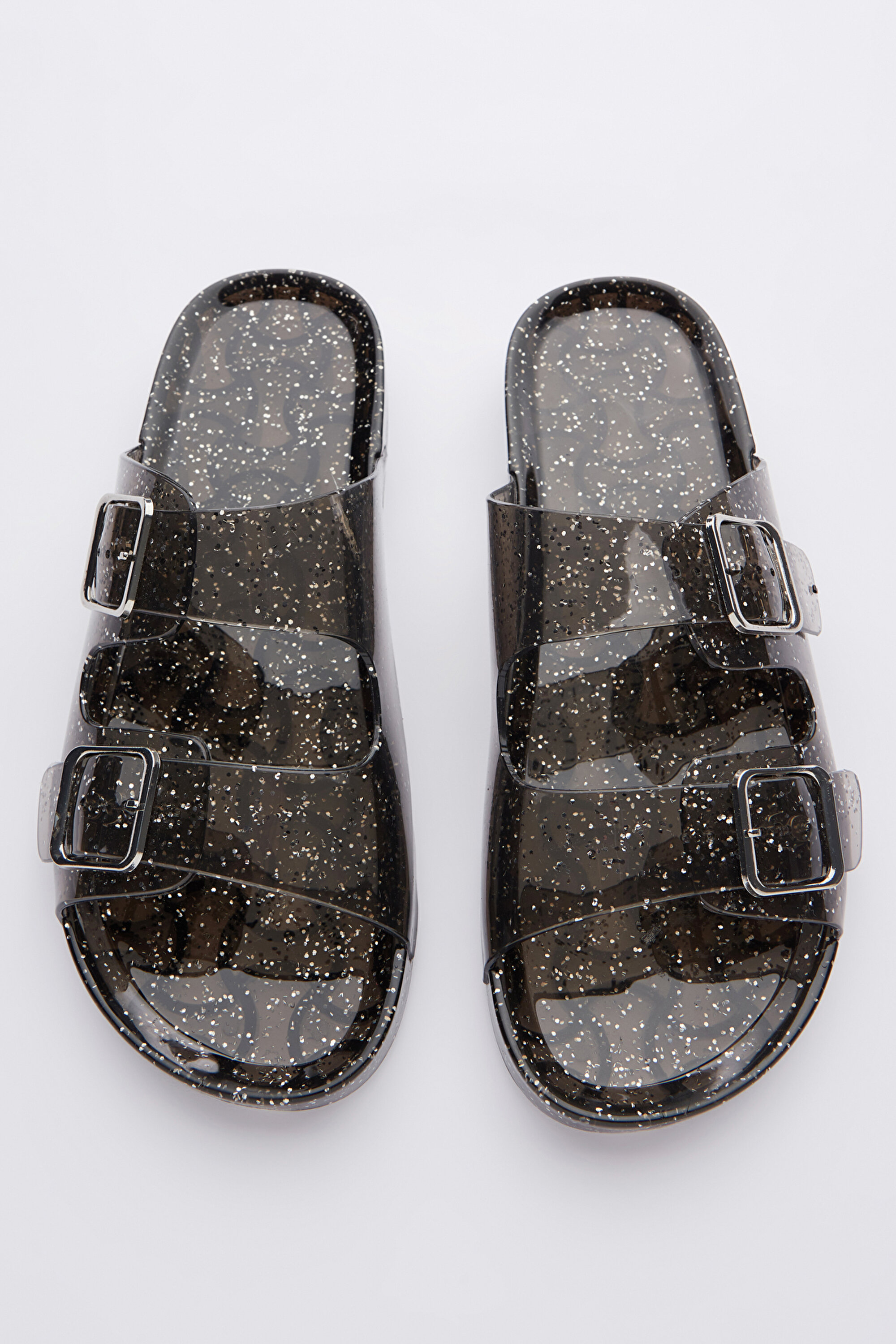 GLITTER JELLY TERLIK, 36, BK3 SIYAH