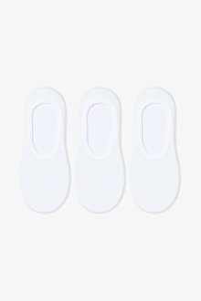 Sporty Mesh Beyaz 3'lü Babet Çorabı PH6PWXMV25IY-BYZ - Beyaz - Penti