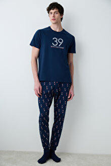 West Pier Çok Renkli Pantolon Pijama Takımı