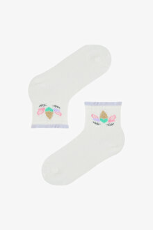 Kız Çocuk Love Unicorn 3lü Soket Çorap
