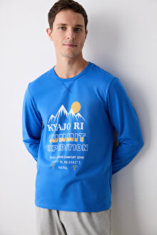 Mountain Çok Renkli Pantolon Pijama Takımı_1
