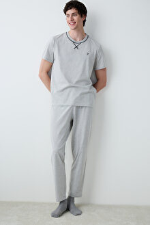 Grey Star Gri Pijama Takımı