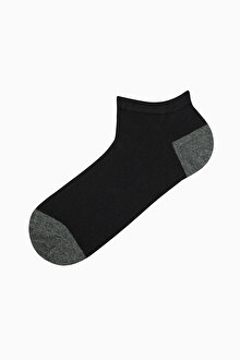 Erkek Stripe 3lü Çok Renkli Patik Çorap_1