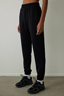 Siyah Silky Feel Normal Bel Jogger Eşofman Altı PHX7PPRP25SK-BK3 - Siyah - Penti