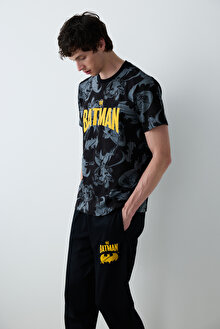 Batman Çok Renkli Pantolonlu Pijama Takımı_1