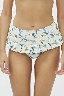 Çok Renkli Lemon Mini Skirt Bikini Altı