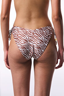 Gale Zebra Desenli V Kesimli Bikini Altı_1