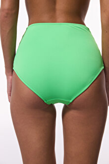 Yeşil High Fashion Yüksek Bel Bikini Altı_1