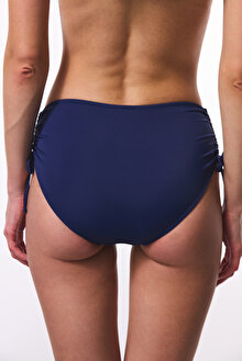 Lacivert High Ring Yüksek Bel Bikini Altı_1
