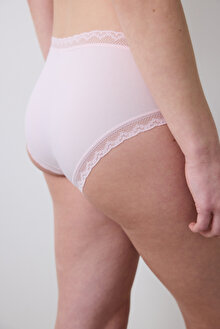 Easy Micro Lace Hipster Pembe Külot_1