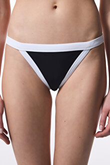 Siyah Gina Extra Super Düşük Bel Bikini Altı