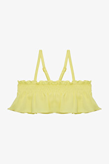 Sarı Kız Çocuk Lilly Lemon Fırfırlı Bandeau Bikini Takımı_1