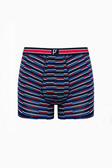 Bold Stripe Çok Renkli 3lü Boxer_1