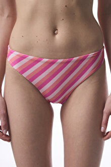 Çizgili Sura Bikini Alt