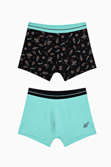 Erkek Çocuk Bubble Çok Renkli 2li Boxer