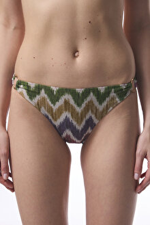 Celine Side Zigzag Tokalı Slip Bikini Altı