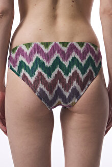 Celine Side Zigzag Tokalı Slip Bikini Altı_1