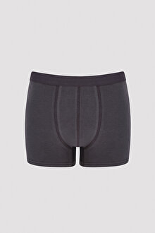 Erkek Basic Tripple  3'lü Antrasit Boxer_1