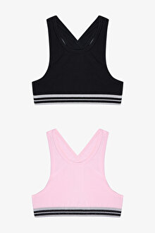 Kız Çocuk Glitter 2li Spor Üst