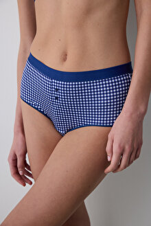 Printed Lacivert Boyshort_1