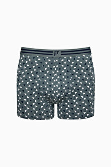 Erkek Navy Üçgen 3lü Boxer_1