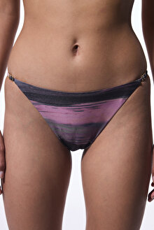 Nixie Side Çizgili Tokalı Slip Bikini Altı