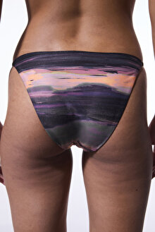 Nixie Side Çizgili Tokalı Slip Bikini Altı_1