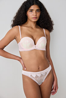 Heart Push Up Pembe  Sütyen - Penti Loves Paris Koleksiyonu