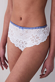 Cheeky Lace Kırık Beyaz Hipster Külot_1